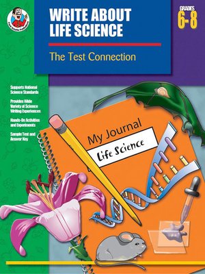 cover image of Write about Life Science, Grades 6 - 8